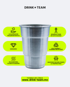 Vaso de Aluminio 500 ml Personalizable - ALLUM CUPS