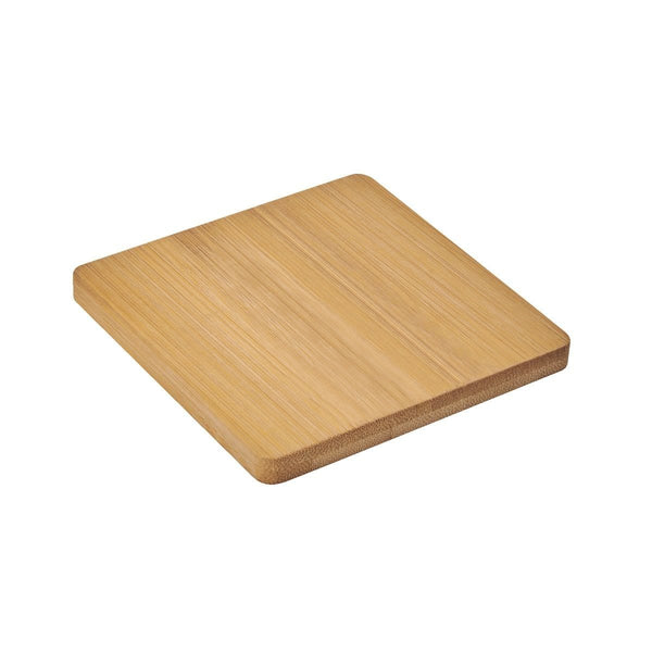 Portavasos con Destapador Cuadrado de Bambu