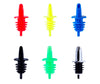 Boquilla plástico 12 Pack (negro, verde, azul, rojo, amarillo y cromado)