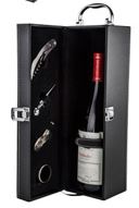 Estuche Vino Shiraz con 4 accesorios