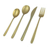 Set Cubiertos Osaka Dorado 4 Pz