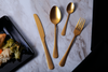 Set Cubiertos Marsella Dorado 4 Pz