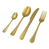 Set Cubiertos Marsella Dorado 4 Pz