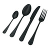 Set Cubiertos Marsella Negro 4 Pz