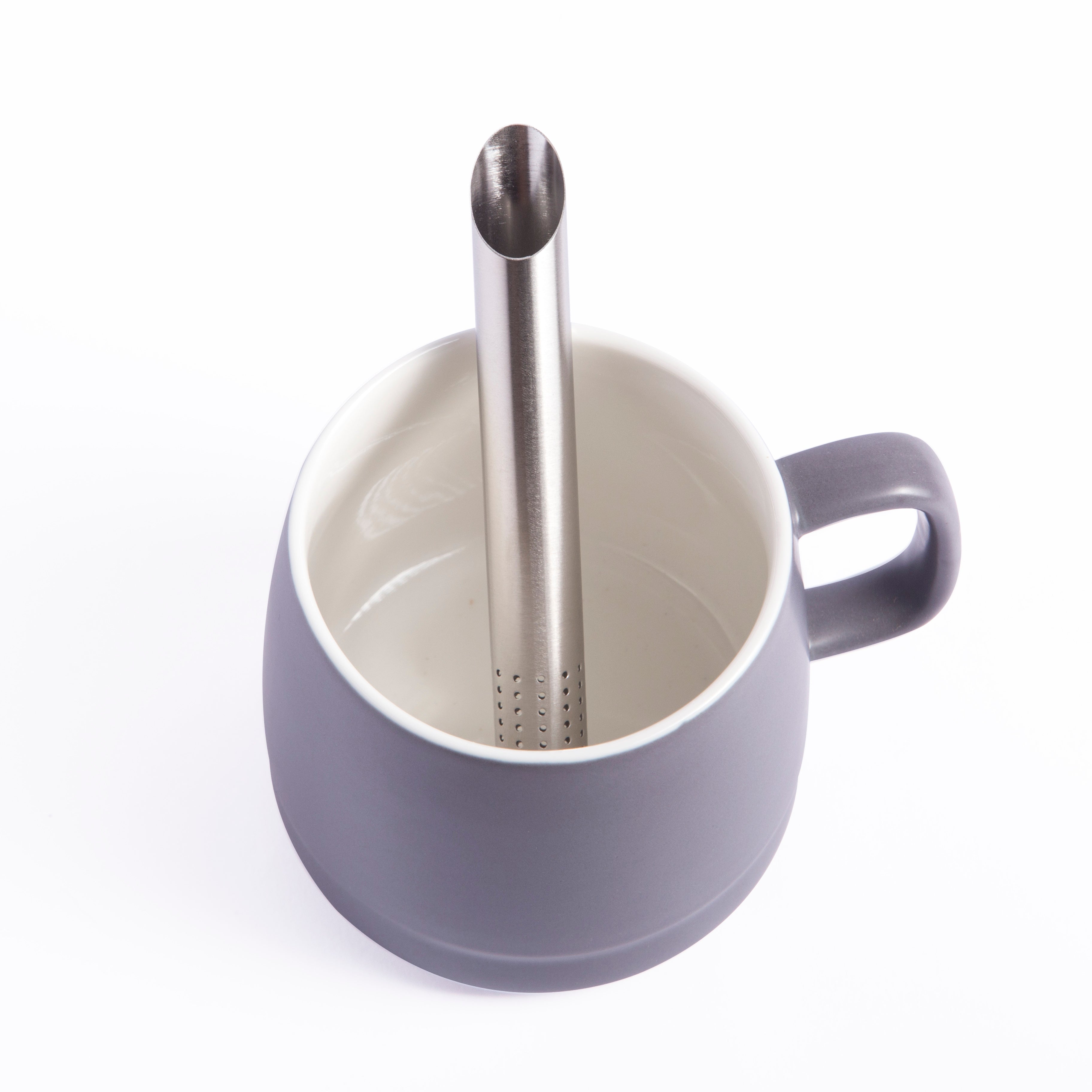 Infusor de Te con Tapa en Acero Inoxidable