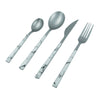 Set Cubiertos Toscana Marmol 4 Pz