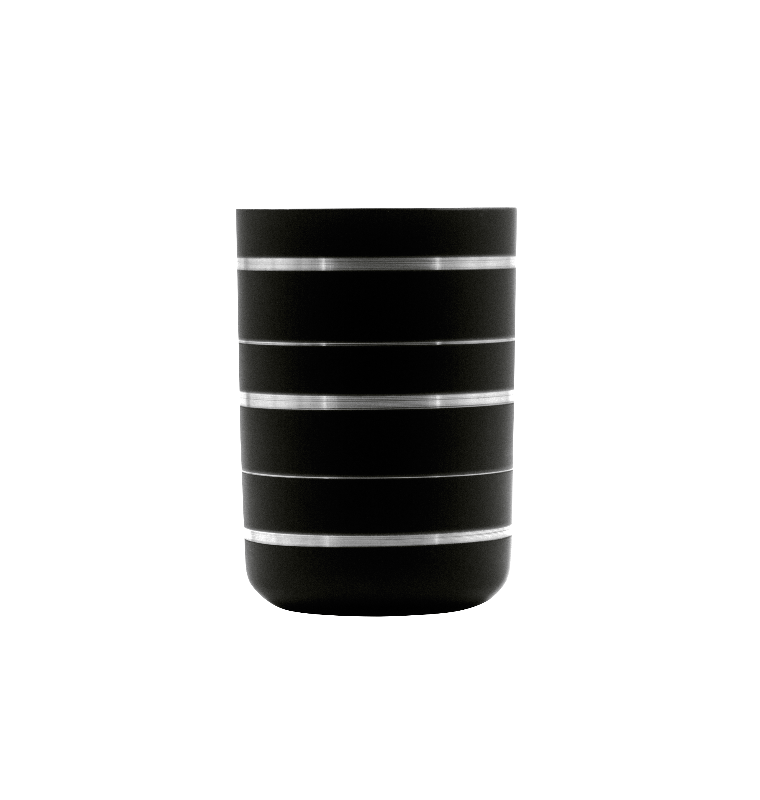 Vaso Acero Inoxidable Silver Black 300 ml