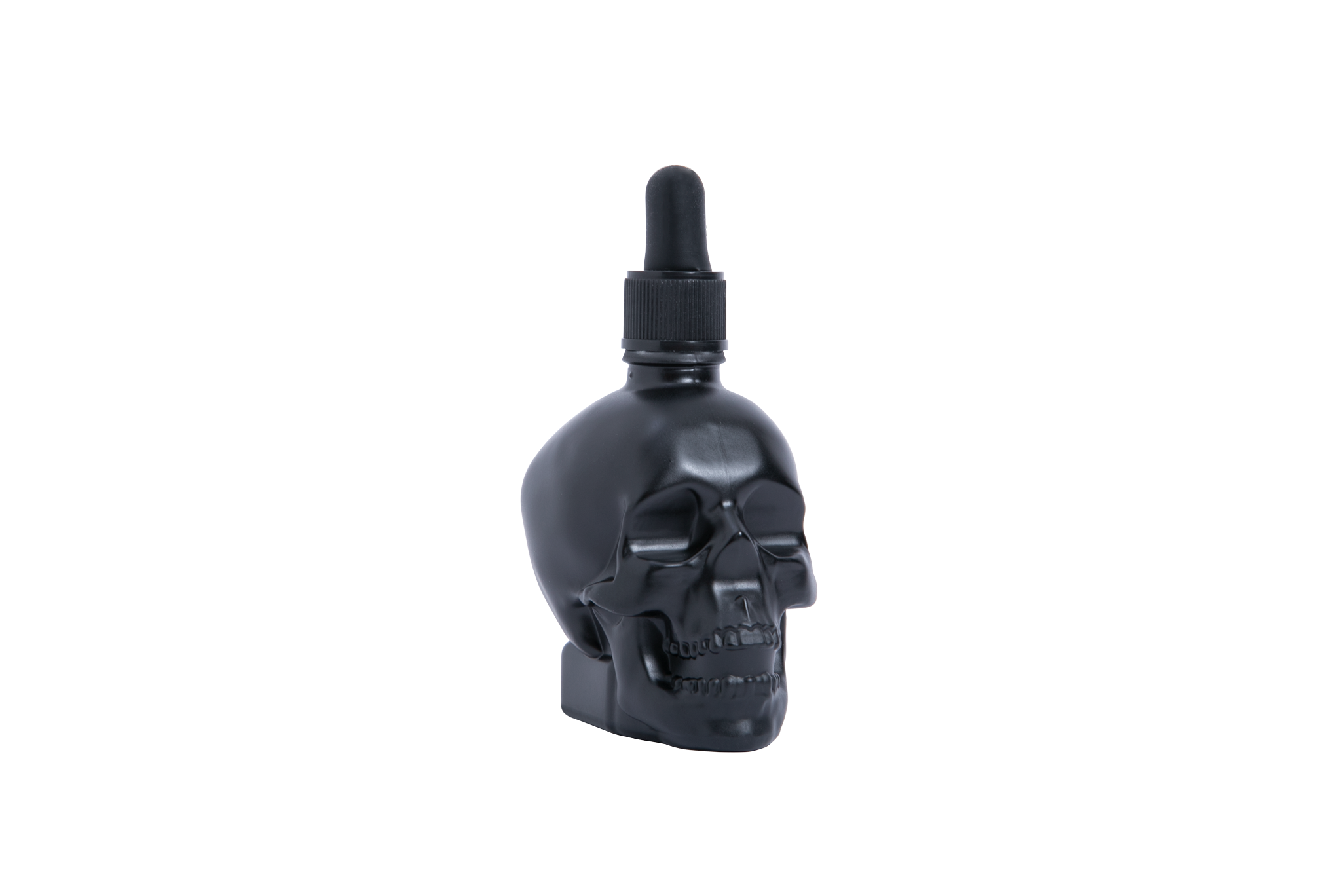 Botella Gotero Calavera 60 ml Negro