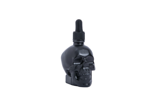 Botella Gotero Calavera 60 ml Negro