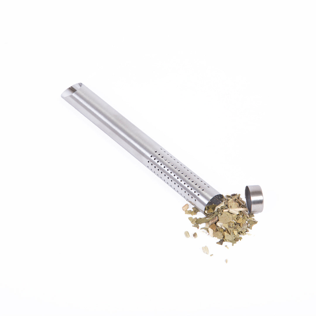 Infusor de Te con Tapa en Acero Inoxidable