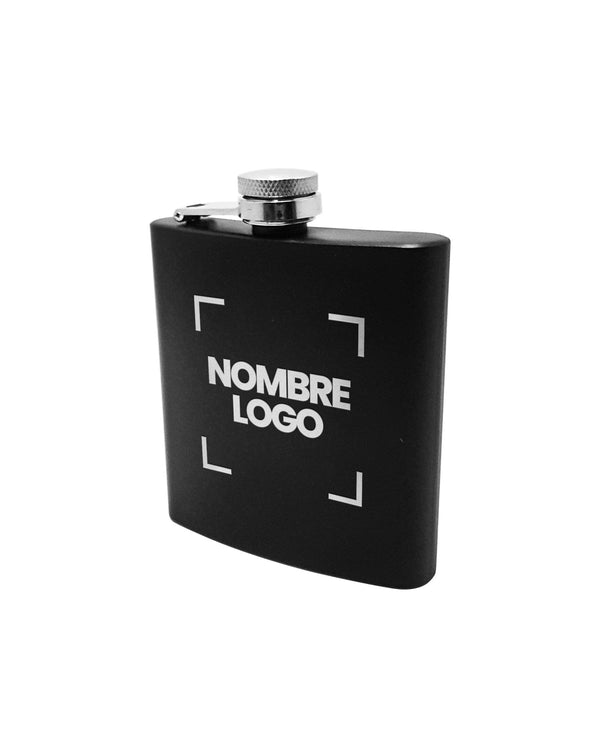 Anfora Licorera Negra 6 Oz Personalizable