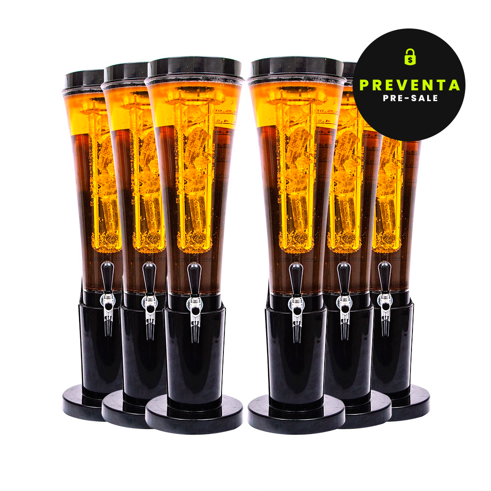 Despachador de Cerveza ACE 5 Litros Negro 6 Pack
