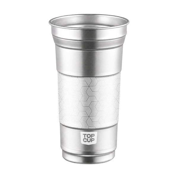 Vaso de Aluminio Ball Cup Top Cup 12 Onzas - Original Brand White