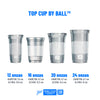 Vaso de Aluminio Ball Cup Top Cup 12 Onzas - Original Brand White