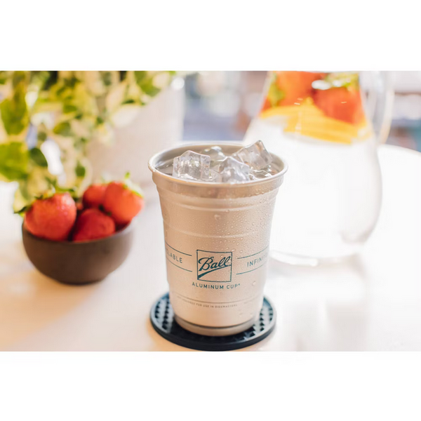 Vaso de Aluminio Ball Cup Top Cup 16 Onzas - Original Brand