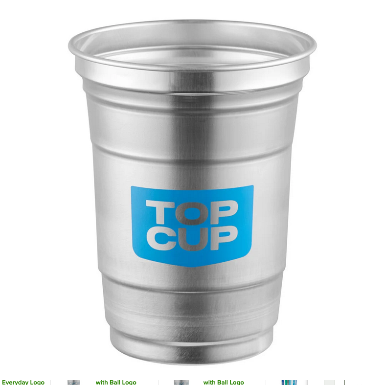 Vaso de Aluminio Ball Cup Top Cup 20 Onzas - Original Brand