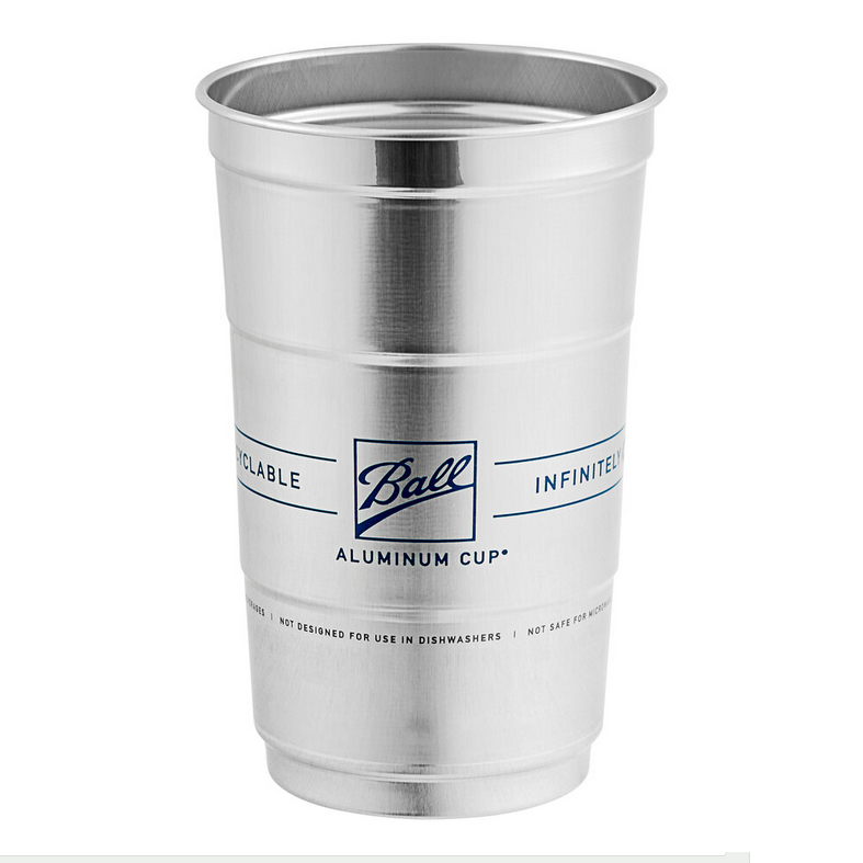 Vaso de Aluminio Ball Cup Top Cup 24 Onzas - Original Brand