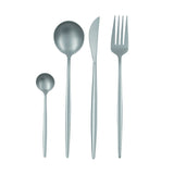 Set Cubiertos Lisboa Plata 4 Pz